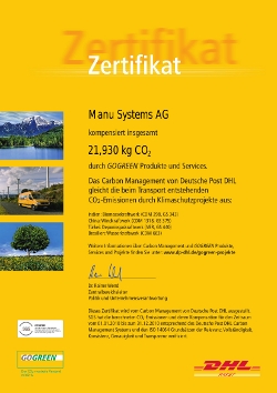 GOGREEN Zertifikat Manu Systems AG 2010.jpg