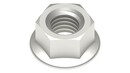DIN 6923S Hexagon flange nut with serration stainless steel A2 - M10 RLS-6923S-A2-M10-1