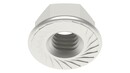 DIN 6923S Hexagon flange nut with serration stainless steel A2 RLS-6923S-A2-M5-1