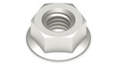 DIN 6923S Hexagon flange nut with serration stainless steel A2 - M6 RLS-6923S-A2-M6-1