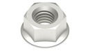 DIN 6923S Hexagon flange nut with serration stainless steel A2 - M8 RLS-6923S-A2-M8-1